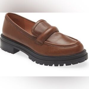 Madewell The Bradley Lugsole Loafer in Leather